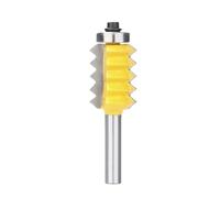 Cortador de espiga for juntas de dedo de carpintería, broca enrutadora de fresado de juntas en V de carburo, vástago de 8mm for Panel elevado, 1 unidad(8x30mm)