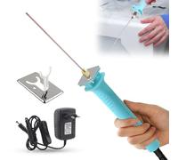 Cortador de espuma eléctrico, 30 W, 10 cm, cortador de alambre caliente, CA 100-240 V, cortador de espuma de poliestireno, cortador de poliestireno para bordes de corte