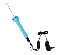 Cortador de espuma eléctrico, 30 W, 10 cm, cuchillo caliente, 110-240 V, adecuado para hojas de poliestireno, bordes de corte de poliestireno, corte térmico, herramienta de corte (enchufe europeo)