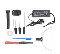 Cortador de Espuma Eléctrico 4 en 1 con Controlador de Voltaje, Kit de Máquina Cortadora de Tablero de Espuma de Alambre Caliente, Juego de Cortador de Cuchillos de Espuma de