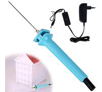 Cortador de espuma eléctrico, varilla de corte eléctrico, cuchillo caliente, 110-240 V, 20 W, 10 cm, adecuado para arco de poliestireno, bordes cortados, corte térmico, pluma de grabado, herramienta