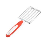 Cortador de fiambres naranja de cocina - Dispositivo de acero inoxidable para cortar alimentos blandos