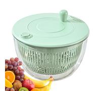 Cortador de fideos para ensaladas - Eficiente cortador de alimentos, picadora versátil | Herramienta de mesa compacta para lavar ensaladas, cesta transparente con rotación suave para secar hierbas y