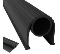 Cortador de frío para sello de puerta de garaje, sello de decapado para fondo de puerta de garaje, Tiras de sellado de goma para umbral de almohadilla de puerta de 5 metros, Tira protectora inferior