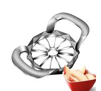 Cortador de frutas - Herramienta de mano 2 en 1 8/12 rebanadas uniformes - Herramientas de corte de pera | para piña, pera, verduras, cocina casera, ensalada, alimentos para bebés, preparación de