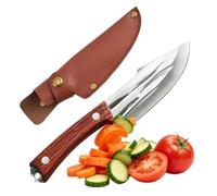 Cortador de frutas - Manual De Acero Inoxidable,Cortador De Sandía De Acero Inoxidable,Para Pescado Pollo Alimentación Vegetariana Fresa Casa Restaurante Camping Barbacoa