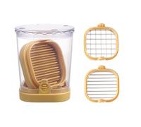 Cortador de frutas y verduras de acero inoxidable 304 de alta calidad, con doble función, para cocinar en casa, cortador manual de alimentos
