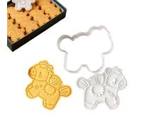Cortador de galletas, 3D printed Non-Stick Molds - 2026 New Year Cookie Molds Shapes - for Dough Pastry Pie Home Kitchen Apartment Party New Year Spring Festival Beginners