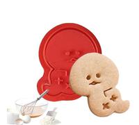Cortador de galletas del año de la serpiente - Cortador de galletas de Año Nuevo | Cortador de galletas en forma de año nuevo | Año de la serpiente Cartoon Snack Cookie Cutter | Molde creativo de