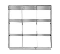 Cortador de galletas en forma de cubo, aprox. 6 cm, color