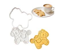 Cortador de galletas pequeño - Antiadherente impreso en 3D lindo, moldes de galletas de Año Nuevo 2026, para, pasteles, hogar, cocina, apartamento, fiesta, Año Nuevo, festival de primavera