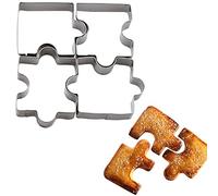 Cortador de galletas, rompecabezas, 4 piezas, cortador de galletas, cortador de galletas, para cortar galletas, fondant