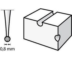 Cortador de Grabado de 0.8mm BOSCH Mpx3 5000105 Espiga 0,8Mm Grabado