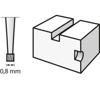 Cortador de Grabado de 0.8mm BOSCH Mpx3 5000108 Espiga 0,8Mm Grabado