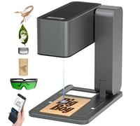 Cortador de grabado láser de alta precisión con enfoque automático de 0,05 mm, 80 x 80 mm, rango de grabado para madera, cuero, vidrio y más