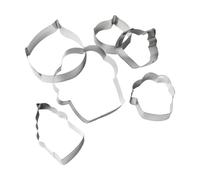 Cortador de helado - 6 piezas de acero inoxidable para magdalenas | Accesorio de cocina, utensilio pastelería para postre, para celebración, boda, fiesta, escuela en casa