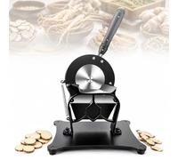 Cortador de hierbas medicinales, cortador manual ajustable para ginseng y hierbas frescas, control de grosor de 0,3 a 3 mm, herramienta de medicina tradicional china de mesa