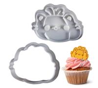 Cortador de horno de Halloween-molde de gato con forma de animal con mango, herramienta de impresión de alimentos | Molde de galletas en relieve para principiantes para queso de chocolate de des