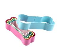 Cortador de huesos de perro - Molde de metal herramienta de decoración de pastelería Juego de moldes para postres | Molde de piezas fácil de disolver para tartas, fondant, aperitivos