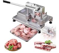 Cortador de huesos manual comercial para procesamiento de carne, diseño de guillotina resistente para un corte eficiente de pollo, pato, cerdo y costillas