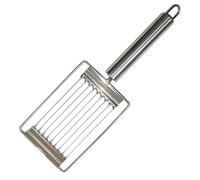 Cortador de huevos, cortador de cebolla, cortador de frutas de acero inoxidable, ayudante de cocina para piñas, manzanas, peras, fácil de limpiar y ahorra espacio, ahorra tiempo para el hogar y picnic