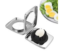 Cortador de huevos de acero inoxidable | Cortador de frutas antideslizante, cortador multifuncional para frutas blandas y setas, cortador de jamón de acero inoxidable para fresas y alimentos