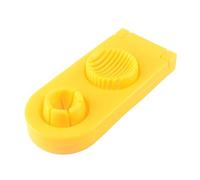 Cortador de huevos Sodo - Cortador de acero para huevos duros, herramienta manual lavable en lavavajillas para fresas, plátanos, alimentos blandos, desayuno, cocina, casa, restaurante