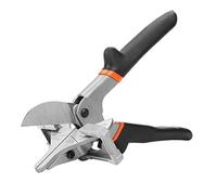 Cortador de Inglete Ajustable, Acero Inoxidable y Caucho, Ángulo 0-135°, 25cm x 10.5cm, con Cuchilla Reemplazable para Conductos y Tuberías PVC