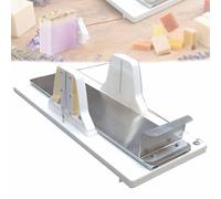 Cortador de jabón acrílico Ajustable, Escala Clara, Corte de precisión para jabón casero, Queso, Manualidades, manejo sin Esfuerzo, 94 mm máx.