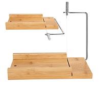 Cortador de Jabón, Hecho a Mano Jabón Cortador DIY Herramienta Molde Madera Jabon Ajustable Herramientas de Corte de Caja para Hacer Queso Vela