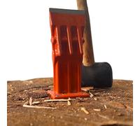 Cortador de leña manual FOREST MASTER USAB de 7 pulgadas para leña y leña, troncos pequeños y medianos - Compacto y portátil - Diseño de hierro fundido dúctil