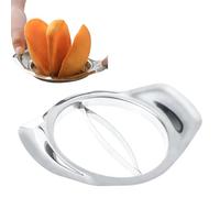 Cortador De Mango - Acero Inoxidable, Herramienta, Compacto, Pelador | Divisor De Mangos Creativo Con Diseño Ergonómico Para Cocineros Hogareños Fruteros Uso Diario Cocina