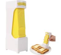 Cortador de mantequilla, dispensador de mantequilla con un solo clic, cortador de queso para queso en bloque, para hornear pan, galletas, pasteles, herramienta de cocina, entretenimiento de fiestas