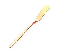 Cortador de mantequilla, realizado mediante múltiples procesos y pulido repetido, espátula para cortar queso de metal | Rascador para mantequilla con mango largo, herramienta de cocina, raspador para