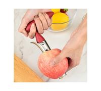 Cortador de manzanas de acero inoxidable, 1 pieza, multifunción, para cortar peras y verduras.