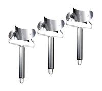 Cortador de Masa para Empanadillas 3 Piezas de Acero Inoxidable | Herramienta Manual de Cocina, Corte Preciso para Pieles y Láminas, Limpieza Sencilla, Uso Doméstico
