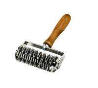 Cortador de masa y rodillo de celosía, cortador de masa de acero inoxidable para pasteles, pizzas, pasteles, pan, galletas