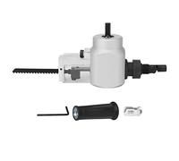 Cortador de metal de doble cabeza, picador de láminas, accesorio para taladro; sierra eléctrica inalámbrica para madera con llave para cortar acero inoxidable, aluminio, hierro,