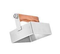 Cortador de miel con mango de madera, extractor de miel de acero inoxidable