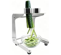 Cortador De Palitos De Pepino, Cortador Manual De Palitos De Zanahoria, Doble Ranura, Con Removedor De Semillas, 8/10/12 Cortes Opcionales, Diámetro De Corte De 45 Mm, Para Ensaladas, Cocina Y