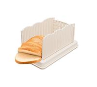 Cortador de pan multifuncional mejorado, plegable compacto con mango ajustable, ideal para tostadas, sándwich y pan casero