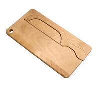 Cortador De Pan, Utensilio de Corte con Mango Magnético y Tabla de Cortar, Cortador de Manual de Acero Inoxidable, para Panadería Cocina Doméstica Almacenamiento Reposteros Caseros