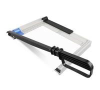 Cortador de papel A4 de palanca: A4 cortadora con protección de seguridad, cortador de papel profesional, máquina de corte de papel para cortar papel, fotos, longitud de corte 300 mm, 12 hojas de