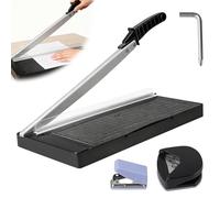 Cortador de papel A4 para hasta 8 hojas de 70 g/m², cortador de palanca, máquina de corte precisa, multiusos, para papel, cartón y manualidades, para oficina, escuela y scrapbooking