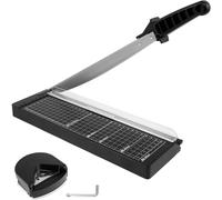 Cortador de papel de 33,5 cm para A4 hasta 8 en un solo papel, seguro, ajustable, cortadora de palanca, cortadora de papel manual, para papel fotográfico y piel