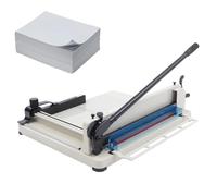 Cortador de papel de guillotina resistente A3, guillotina industrial de 400 hojas, recortadora de cartulina, bloqueo de seguridad, corte de precisión, para oficina, tienda de impresión de fotocopias