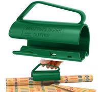 Cortador de Papel de Regalo, 1 PCS Cortador de Papel, Cortador De Papel De Regalo Para Rollos,Cortador De Papel De Envolver - ¡La Herramienta Esencial para Envoltorios de Regalo Perfectos (verde)