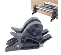 Cortador De Papel De Regalo, Soporte De Papel Con Abrazadera De Mesa, Cortador De Papel Navideño, Herramienta De Sobremesa for Envolver Regalos Con Dispensadores De Cinta(Gray)
