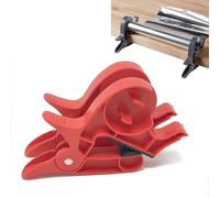 Cortador De Papel De Regalo, Soporte De Papel Con Abrazadera De Mesa, Cortador De Papel Navideño, Herramienta De Sobremesa for Envolver Regalos Con Dispensadores De Cinta(Red)