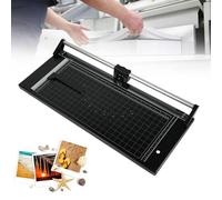 Cortador de papel giratorio, cortador manual de papel resistente con base de metal, corte preciso para oficina en casa, 120 cm